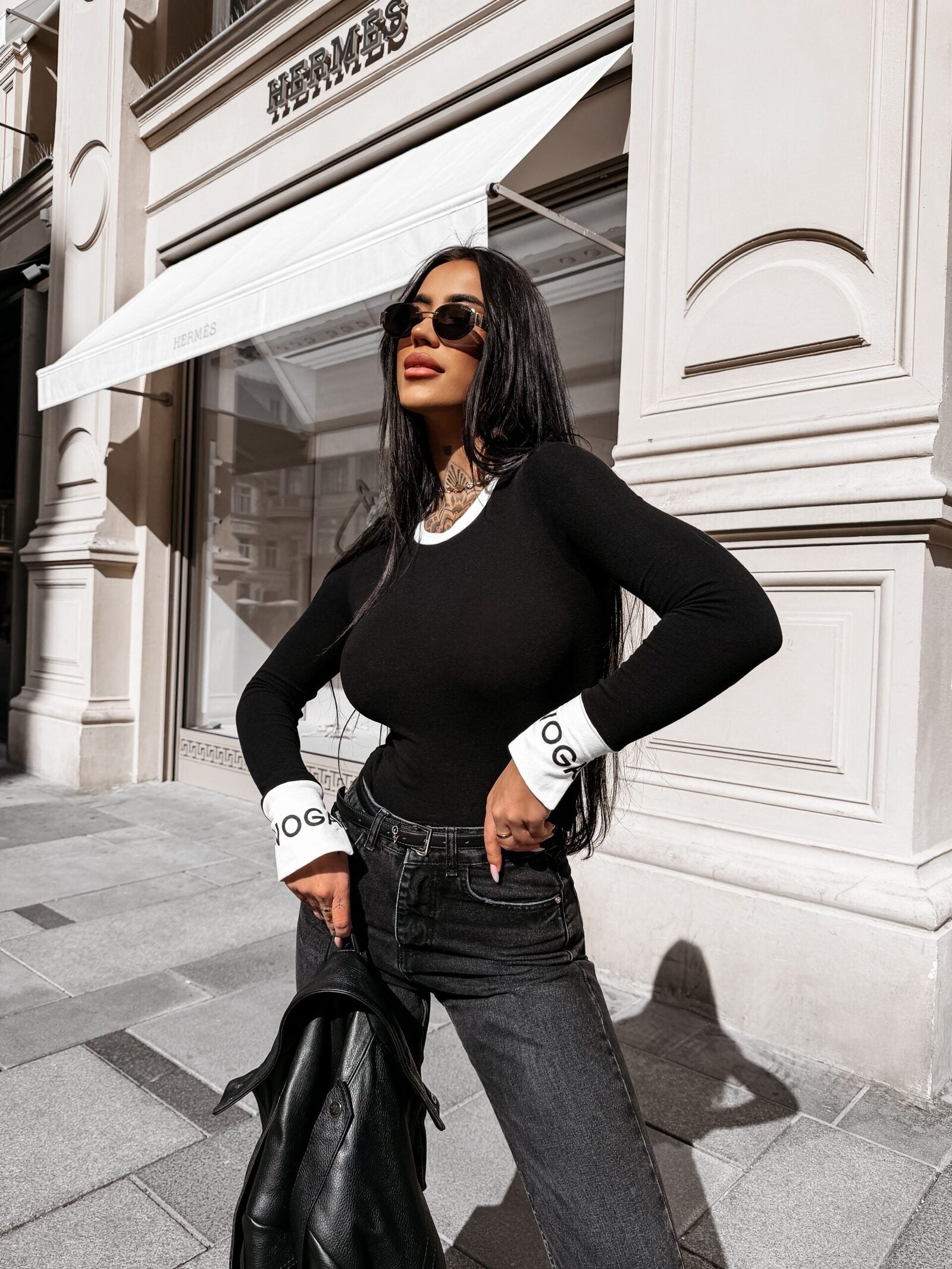 olavoga elisea hosszú ujjú felső