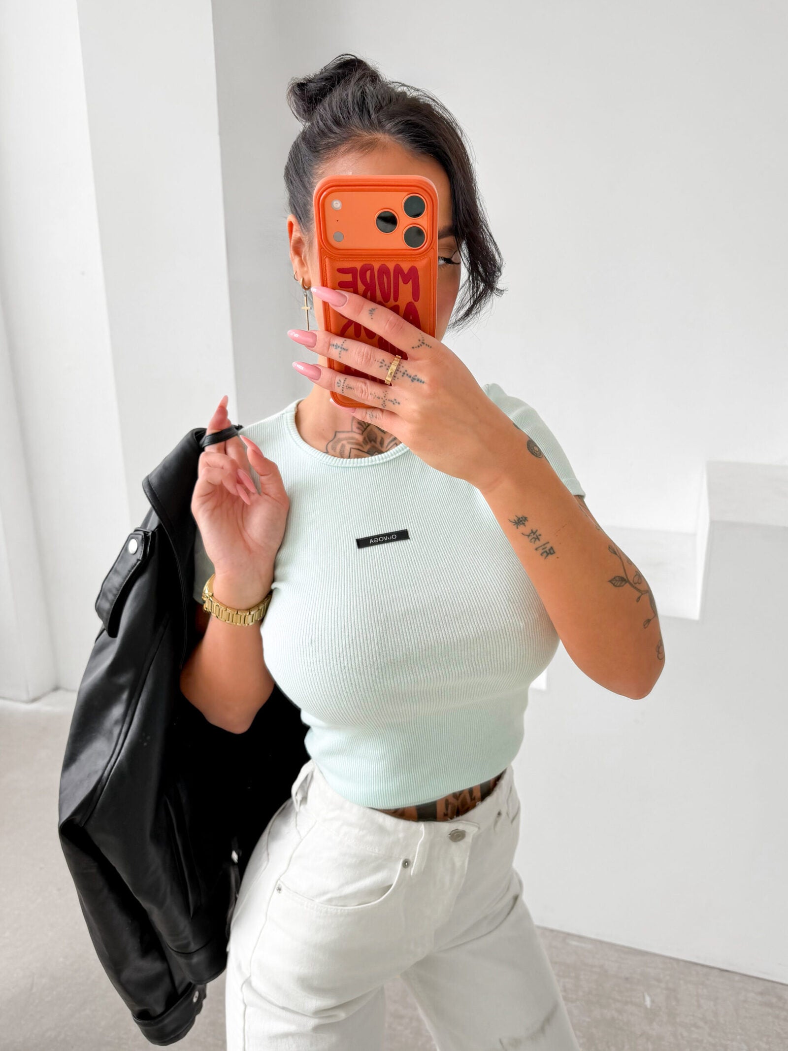 olavoga movena rövid ujjú póló