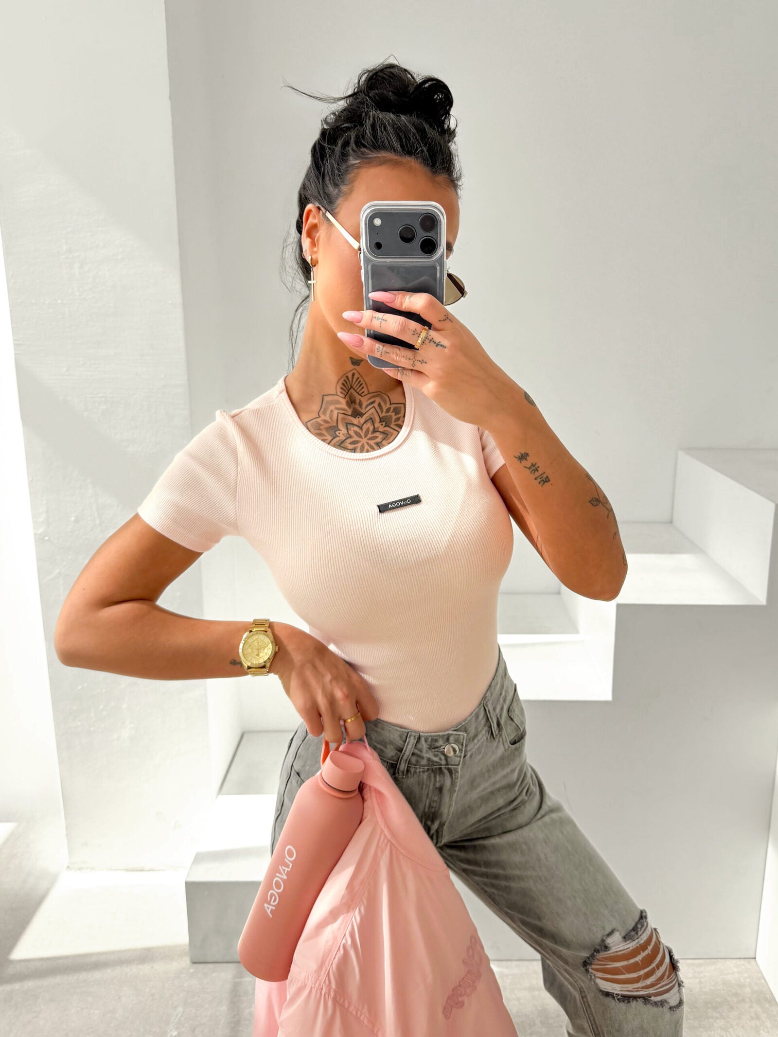 olavoga movena rövid ujjú póló