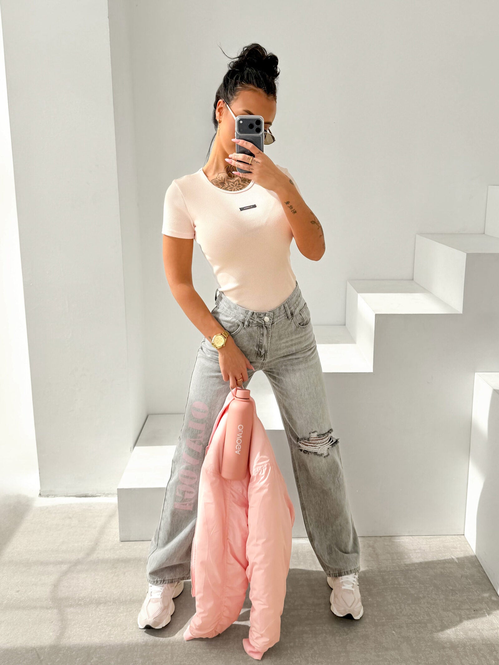 olavoga movena rövid ujjú póló